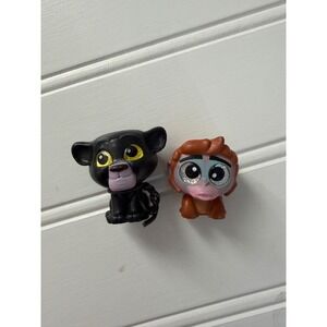 Disney Doorables Jungle Book Bagheera & King Louie Mini Figures Glitter Eyes